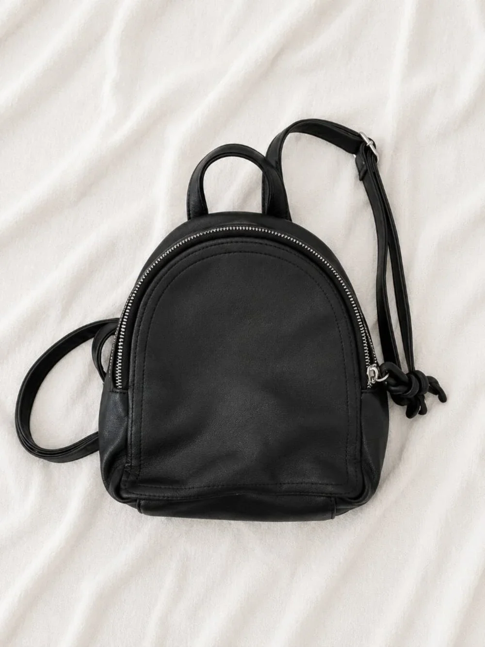 Mossimo Supply Co. Mini Backpack | Black | Faux Leather
